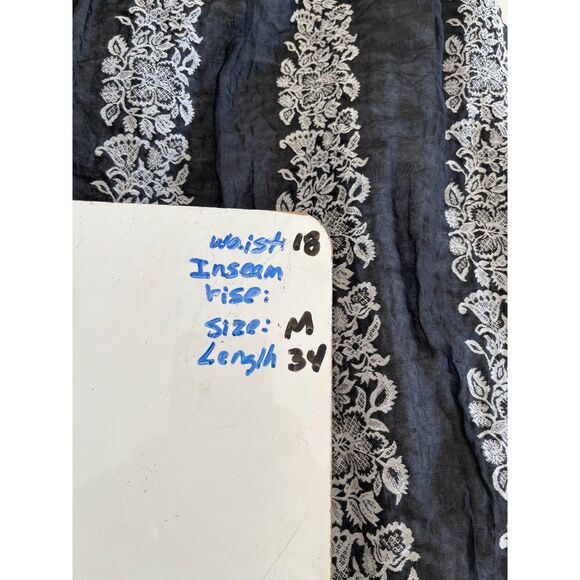 Lapiz pull on skirt VTG Y2K flare smocked convertible floral women one size - Picture 5 of 5